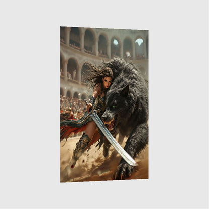 Art Print Anton Kravsov AI - Bound by battle