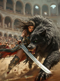 Art Print Anton Kravsov AI - Bound by battle