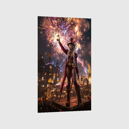 Art Print Long Anton Kravsov AI - The Lady of Lights