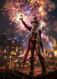 Art Print Long Anton Kravsov AI - The Lady of Lights