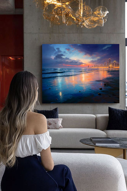 Art Print  BonsAI - The City Watches the Sea