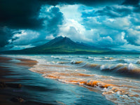 Art Print  BonsAI - Shadows and Waves