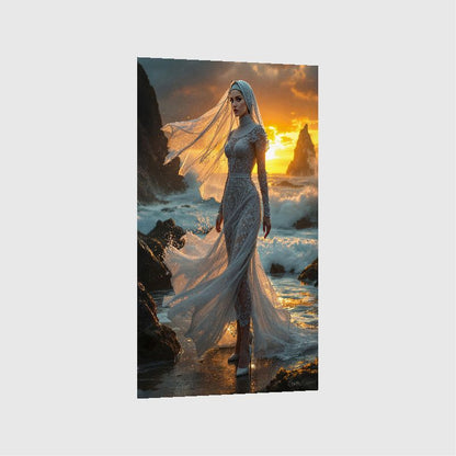 Art Print Anton Kravsov AI - Between Prayer and Waves