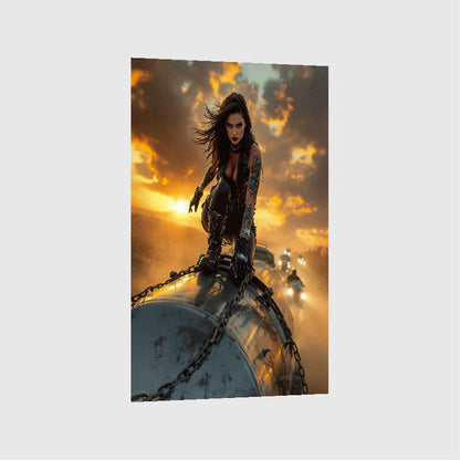 Art Print Anton Kravsov AI - Steel Tempest