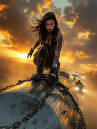 Art Print Anton Kravsov AI - Steel Tempest