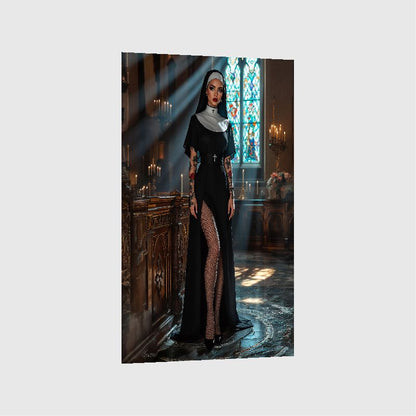 Art Print Anton Kravsov AI - Lit by Grace, Marked by Fire