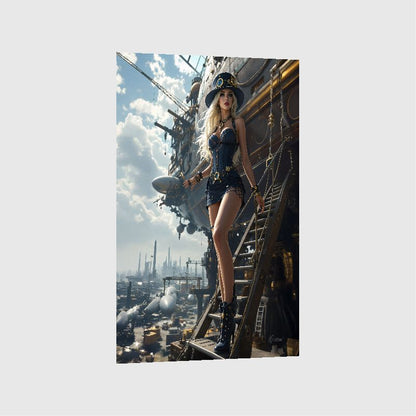 Art Print Anton Kravsov AI - Skyship Siren