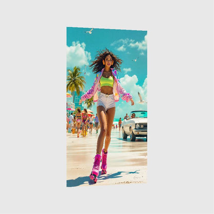 Art Print Anton Kravsov AI - Beachside Rhythm