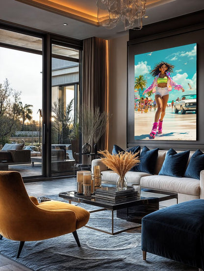 Art Print Anton Kravsov AI - Beachside Rhythm