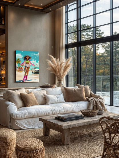 Art Print Anton Kravsov AI - Beachside Rhythm