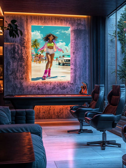 Art Print Anton Kravsov AI - Beachside Rhythm