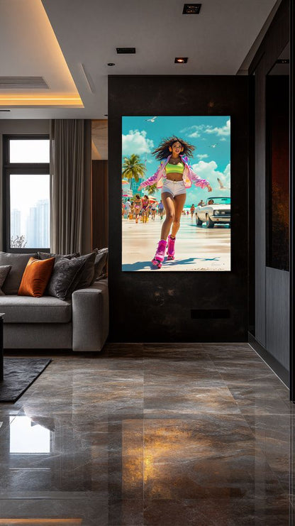 Art Print Anton Kravsov AI - Beachside Rhythm