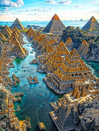 Art Print Existence Games - Cairo Multiversion