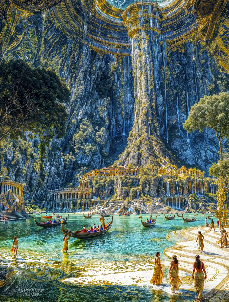 Art Print Existence Games - Ancient Adventures