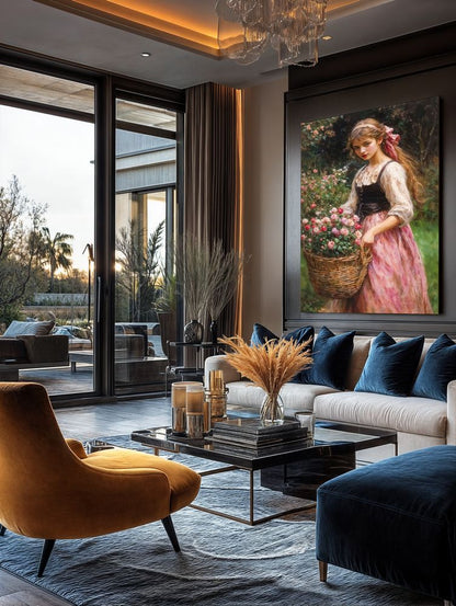 Art Print Zulfiia Ermakova - Soft as Roses