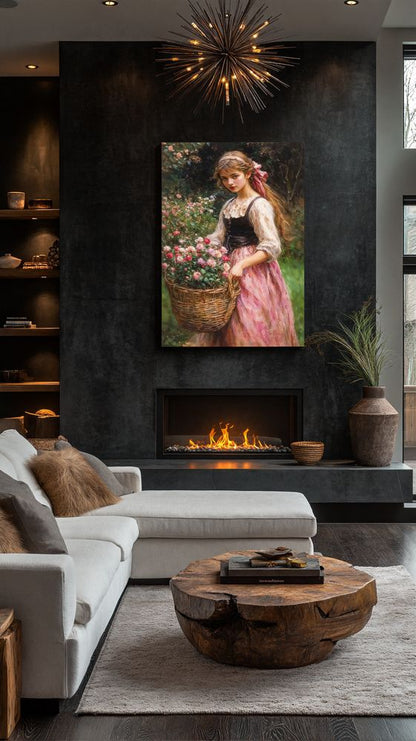 Art Print Zulfiia Ermakova - Soft as Roses