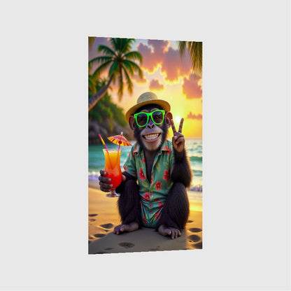 Art Print Kraurart AI -  Sippin' in Paradise