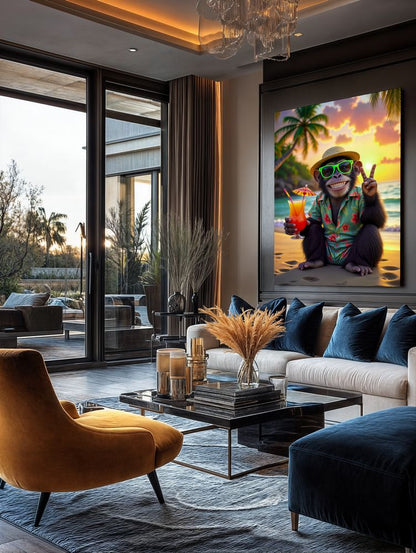 Art Print Kraurart AI -  Sippin' in Paradise