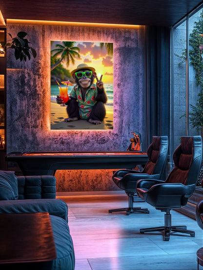 Art Print Kraurart AI -  Sippin' in Paradise