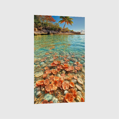 Art Print BonsAI - Coral Blossom Shore