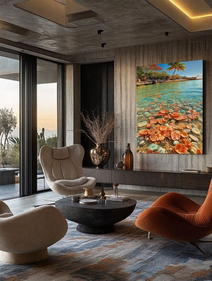 Art Print BonsAI - Coral Blossom Shore