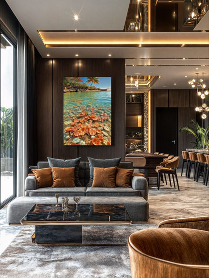Art Print BonsAI - Coral Blossom Shore