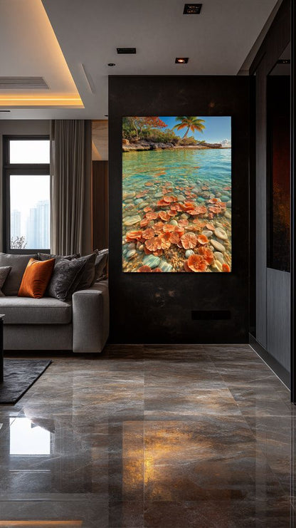 Art Print BonsAI - Coral Blossom Shore