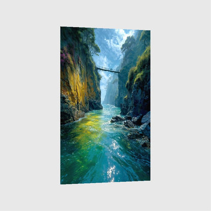 Art Print BonsAI - Emerald Stream Healing