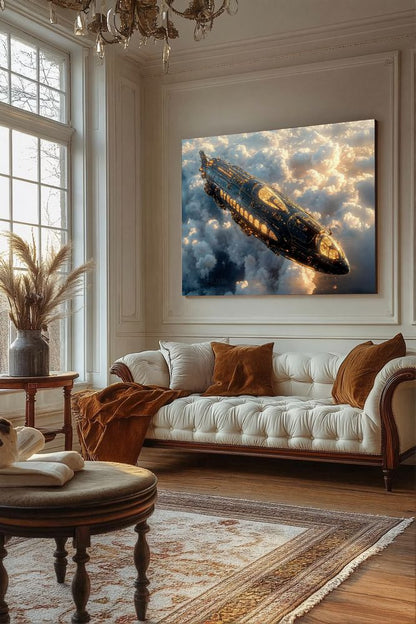 Art Print Future Form Studios AI - The Leviathan of the Heavens