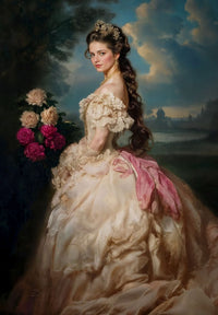 Art Print Zulfiia Ermakova - The Rose of the Court