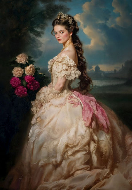 Art Print Zulfiia Ermakova - The Rose of the Court