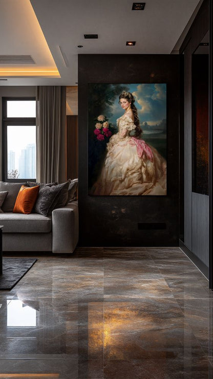 Art Print Zulfiia Ermakova - The Rose of the Court