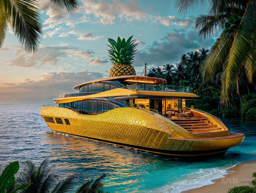 Art Print Future Form Studios AI - The Billionaire's Fruit