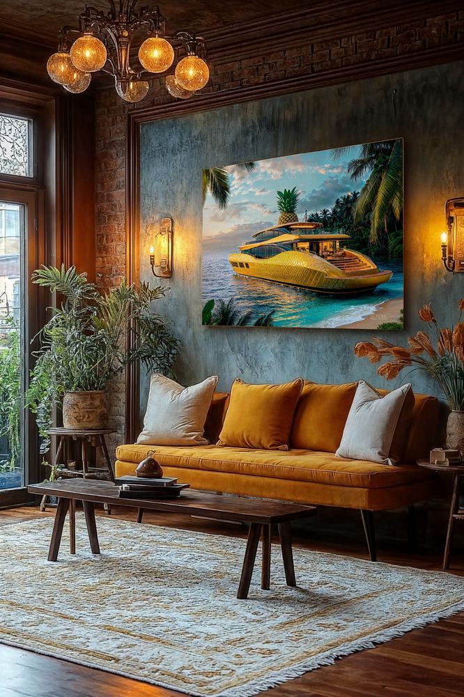 Art Print Future Form Studios AI - The Billionaire's Fruit