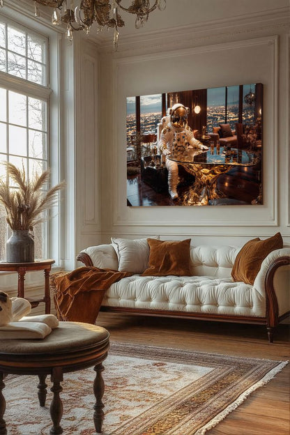 Art Print Future Form Studios AI - Astronaut After Hours