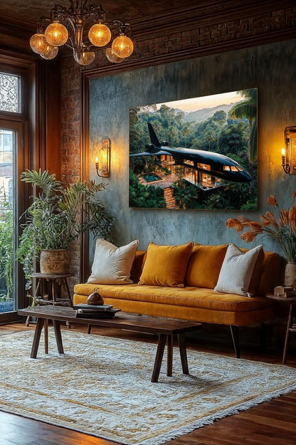 Art Print Future Form Studios AI - Soft Landing