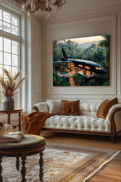 Art Print Future Form Studios AI - Soft Landing