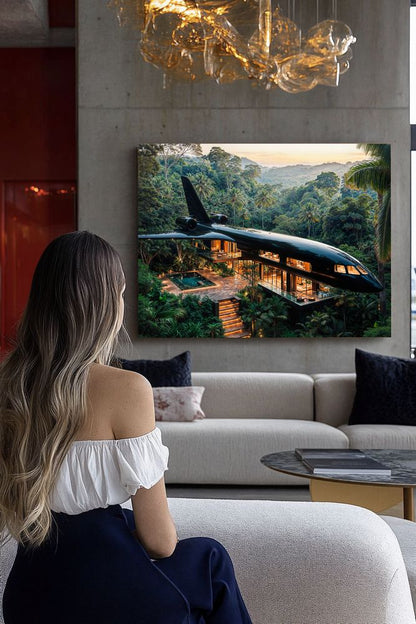 Art Print Future Form Studios AI - Soft Landing
