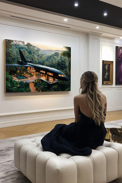 Art Print Future Form Studios AI - Soft Landing