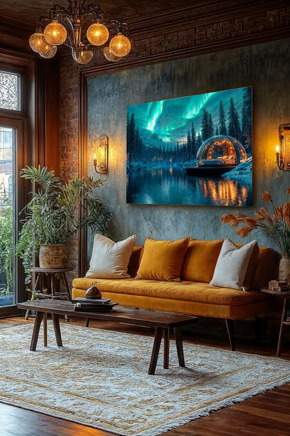 Art Print Future Form Studios AI  - One Night in the Dome