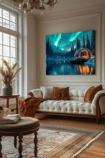 Art Print Future Form Studios AI  - One Night in the Dome