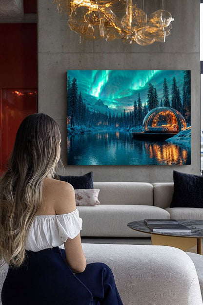 Art Print Future Form Studios AI  - One Night in the Dome