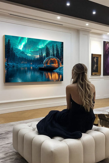 Art Print Future Form Studios AI  - One Night in the Dome