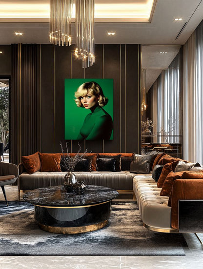 Art Print Alexandr Mihailov AI - Emerald Green
