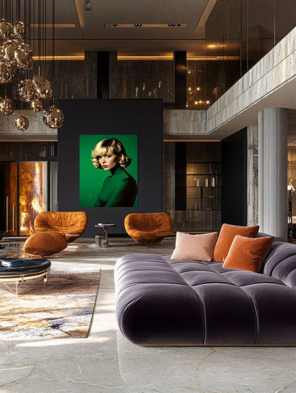 Art Print Alexandr Mihailov AI - Emerald Green