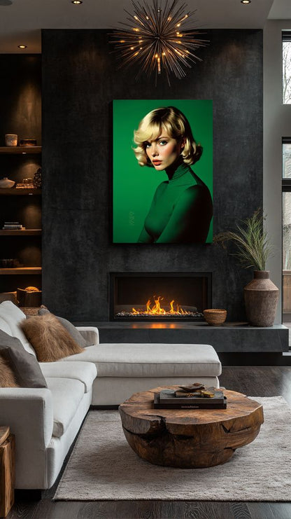 Art Print Alexandr Mihailov AI - Emerald Green