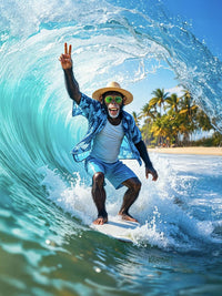 Art Print Kraurart AI - Wave Rider