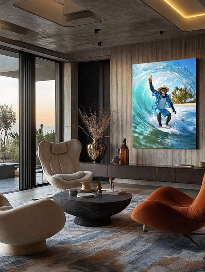 Art Print Kraurart AI - Wave Rider