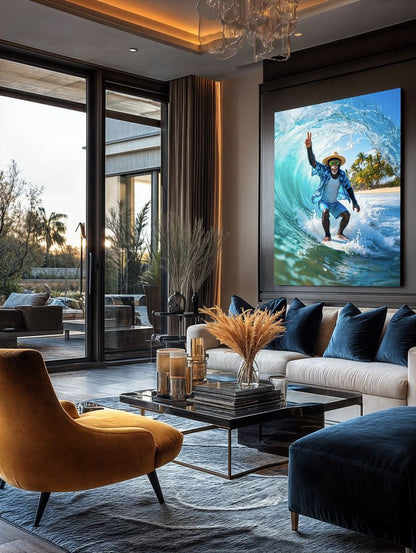 Art Print Kraurart AI - Wave Rider
