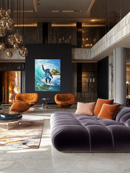 Art Print Kraurart AI - Wave Rider